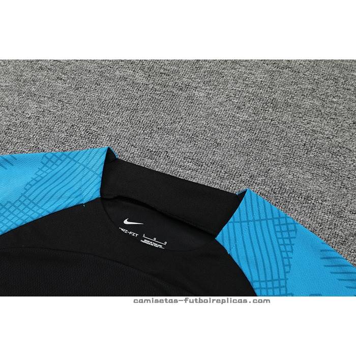Chandal del Inter Milan Manga Corta 2022-2023 Negro - Pantalon Corto